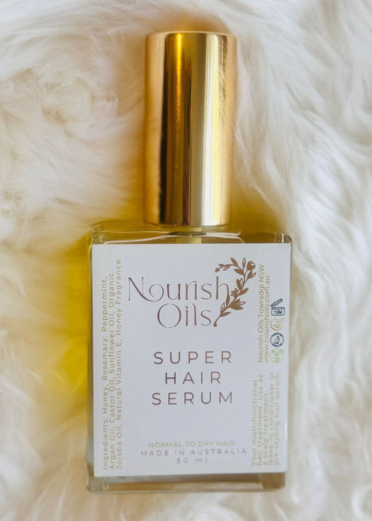 Serum to reduce breakage, strengthen roots, hair growth serum, non-toxic, restore shine, made in Australia